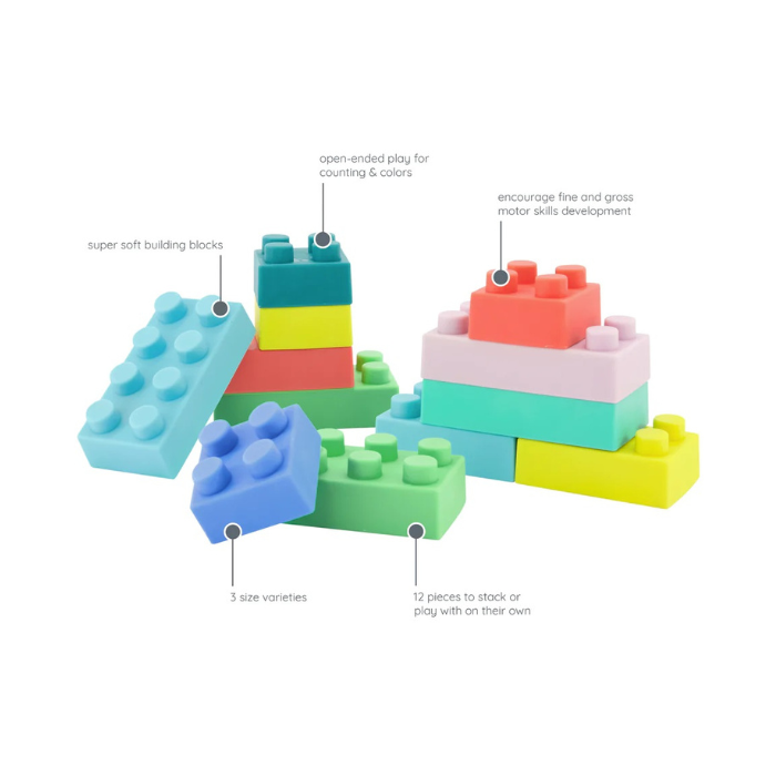 Infantino Super Soft 1st Building Blocks