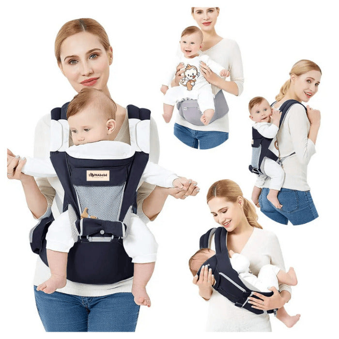 Lunabebe Hip Seat Baby Carrier - Dark Gray