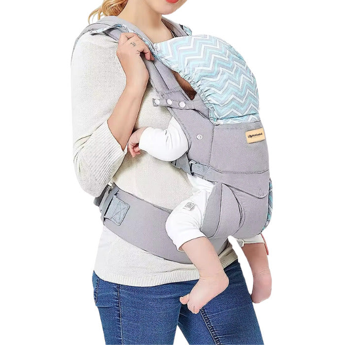 Lunabebe Soft Structured Baby Carrier - Light Gray