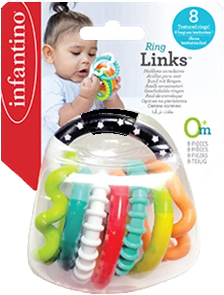 Infantino Textured Ring Links