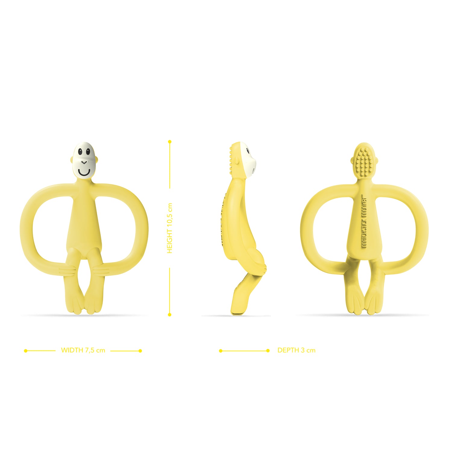 Matchstick Monkey Teething Toy New Version in Blister Pack