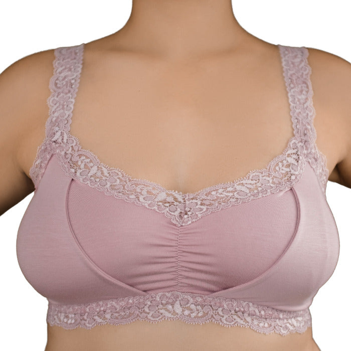 Lily Of The Valley Pumping Bralette Rosewood