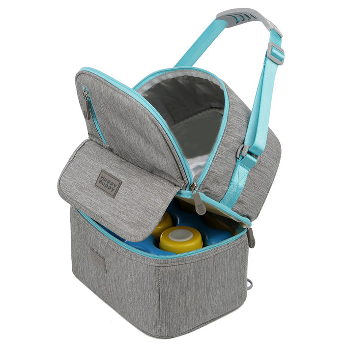 Huppy Buppy Noémi Breastmilk Cooler Bag - Grey