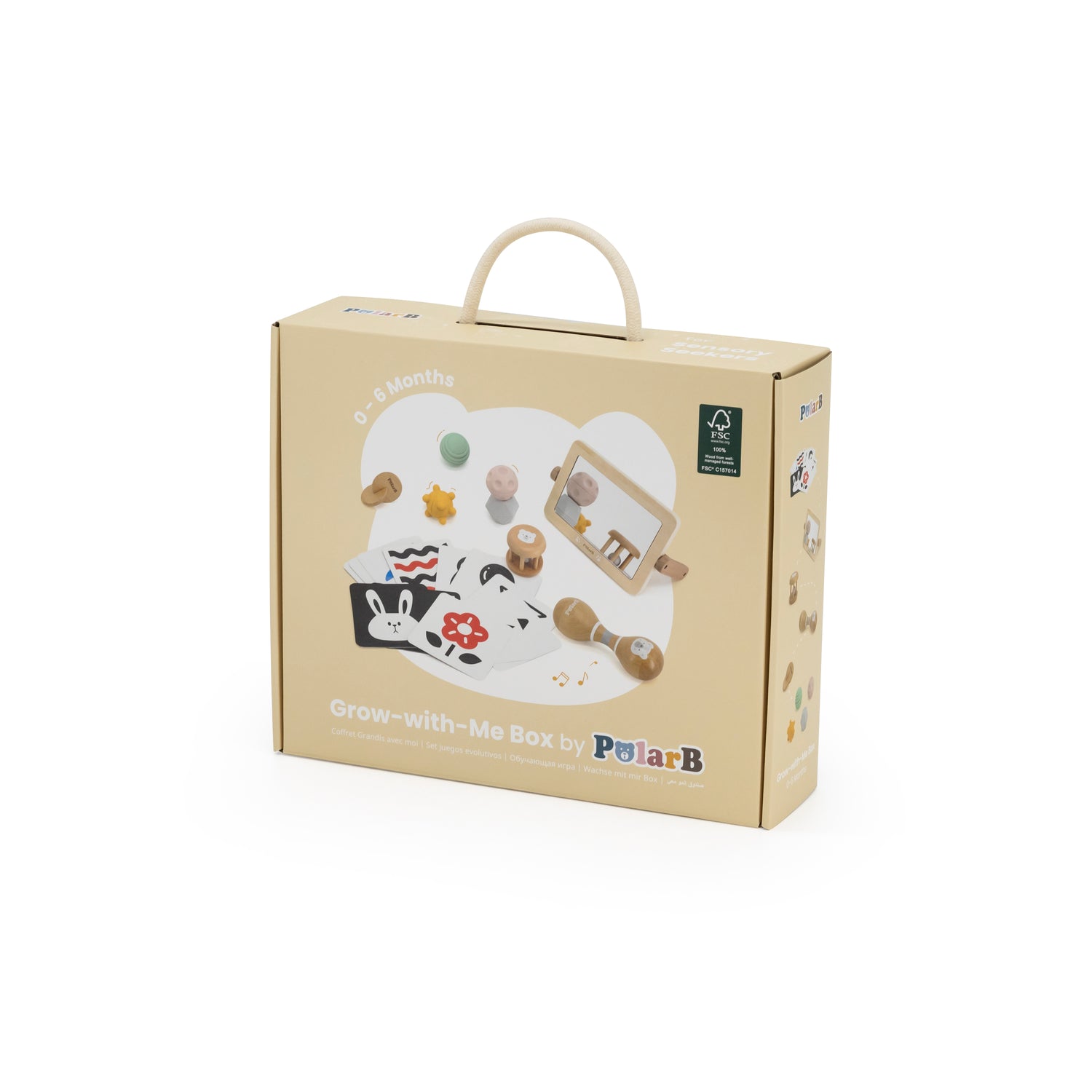 PolarB Grow-With-Me Box Sensory Seekers (0 to 6 months)