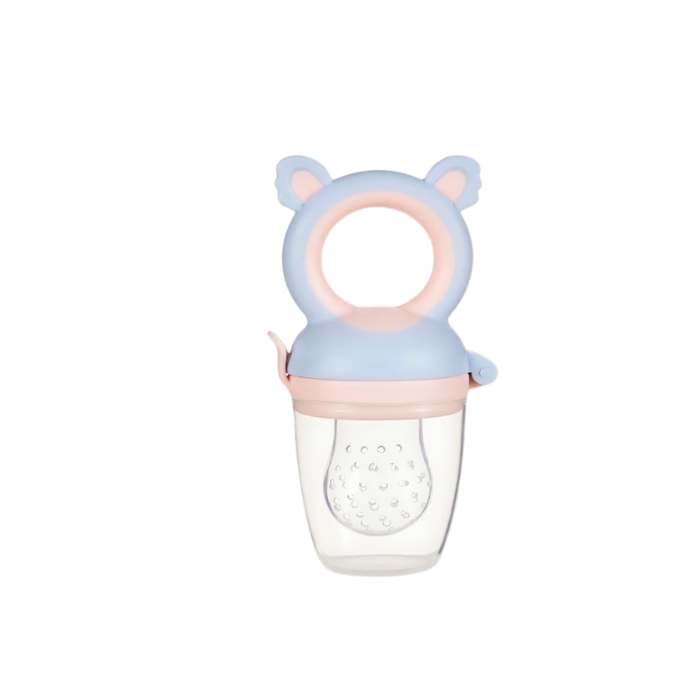 Momeasy Baby Fresh Food Feeder for 6+ Months BPA-Free - Pink/Violet
