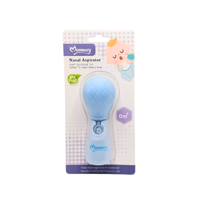 Momeasy Nasal Aspirator for Newborn, Baby and Toddler - Sky Blue