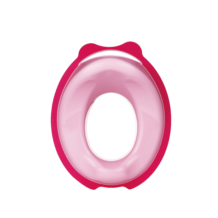 Momeasy Toddler Kids Toilet Training Seat with Soft Cushion - Pink