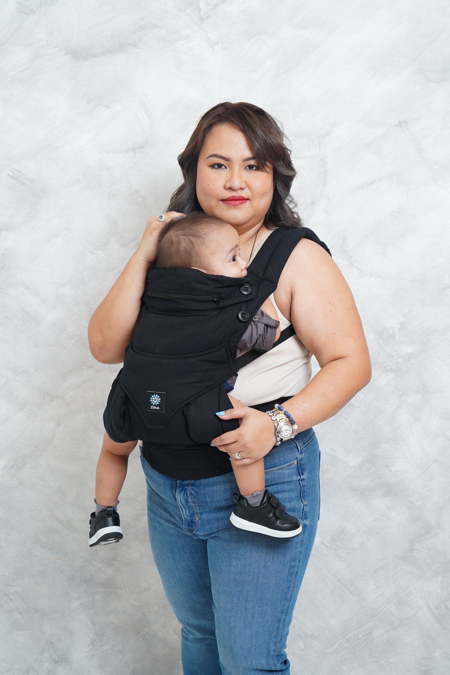 Zima Ergonomic Baby Carrier - Black