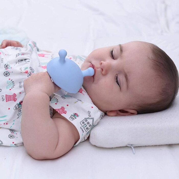 Mombella Mushroom Soothing Teether - Orange