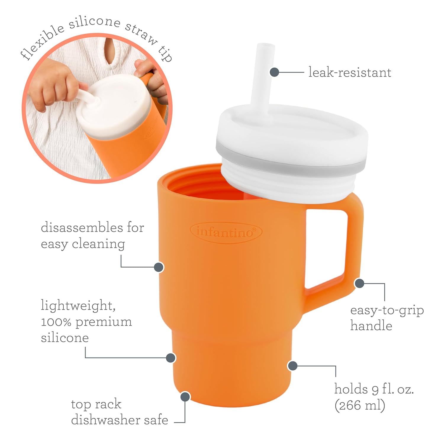 Infantino My 1st Tumbler - Creamsicle