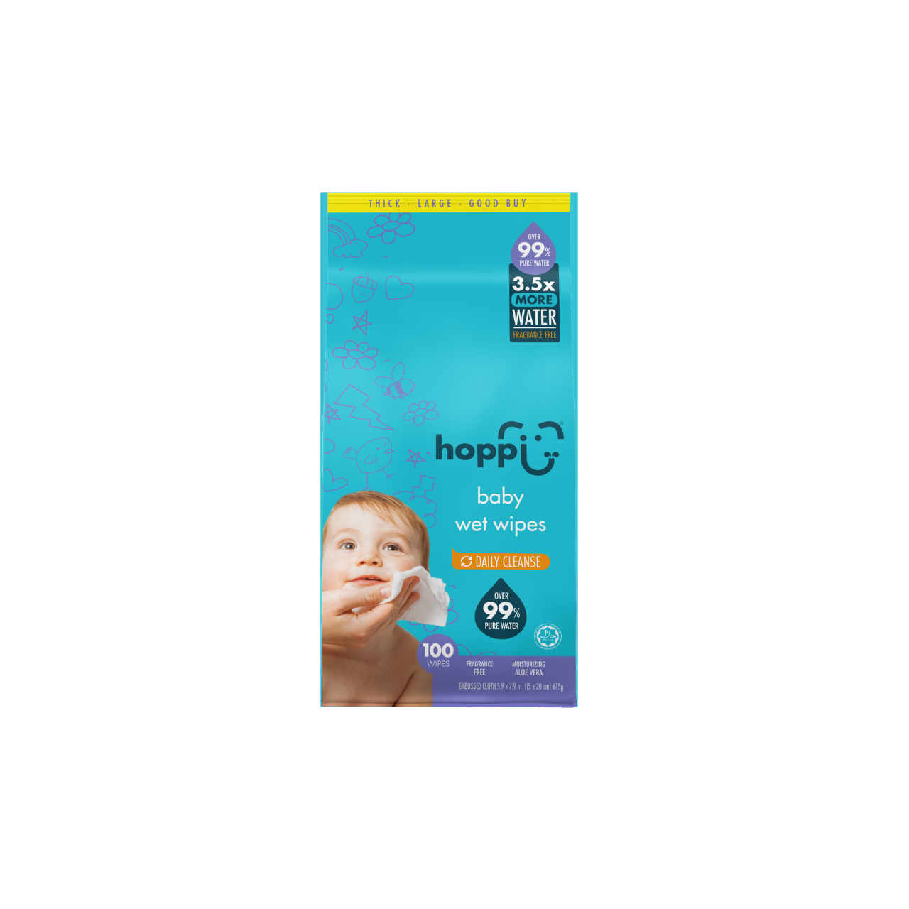 99% Water Wipes 20 sheets 5in1 Bundle Pack