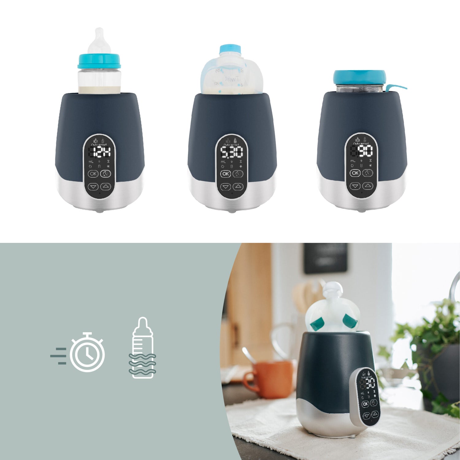 Babymoov Nutrismart Bottle and Breast Milk Warmer
