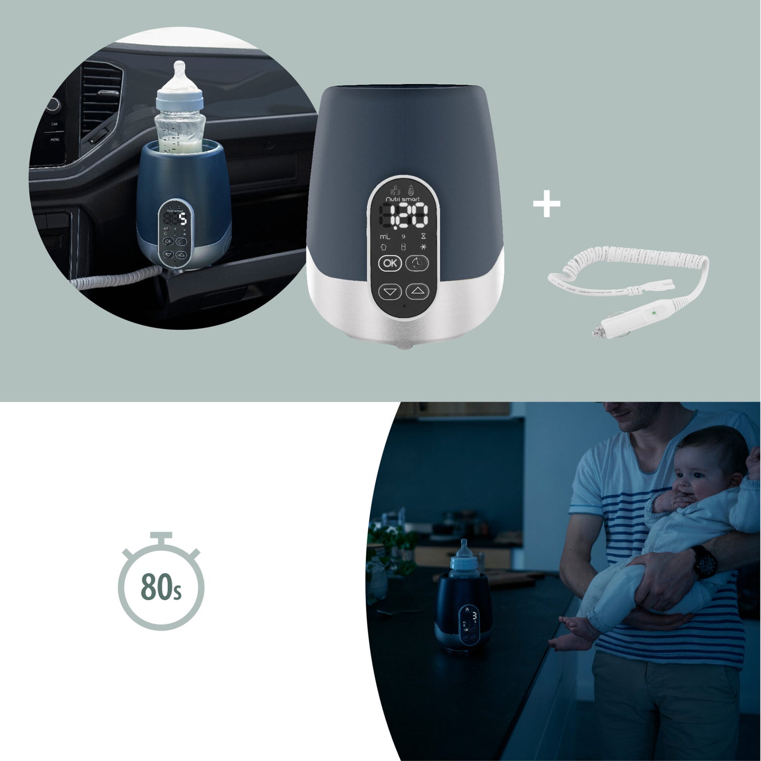 Babymoov Nutrismart Bottle and Breast Milk Warmer