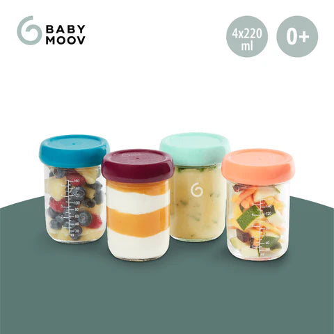 Babymoov Glass Babybowl Set of 4