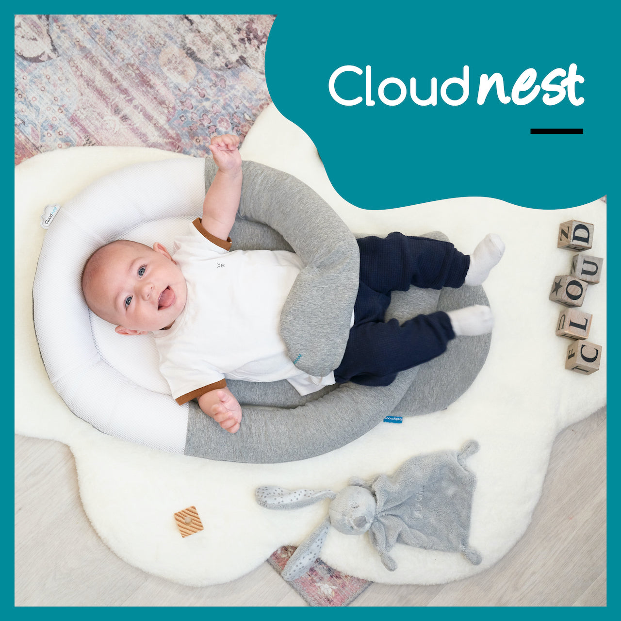 Babymoov Cloudnest Anti-Colic Newborn Lounger