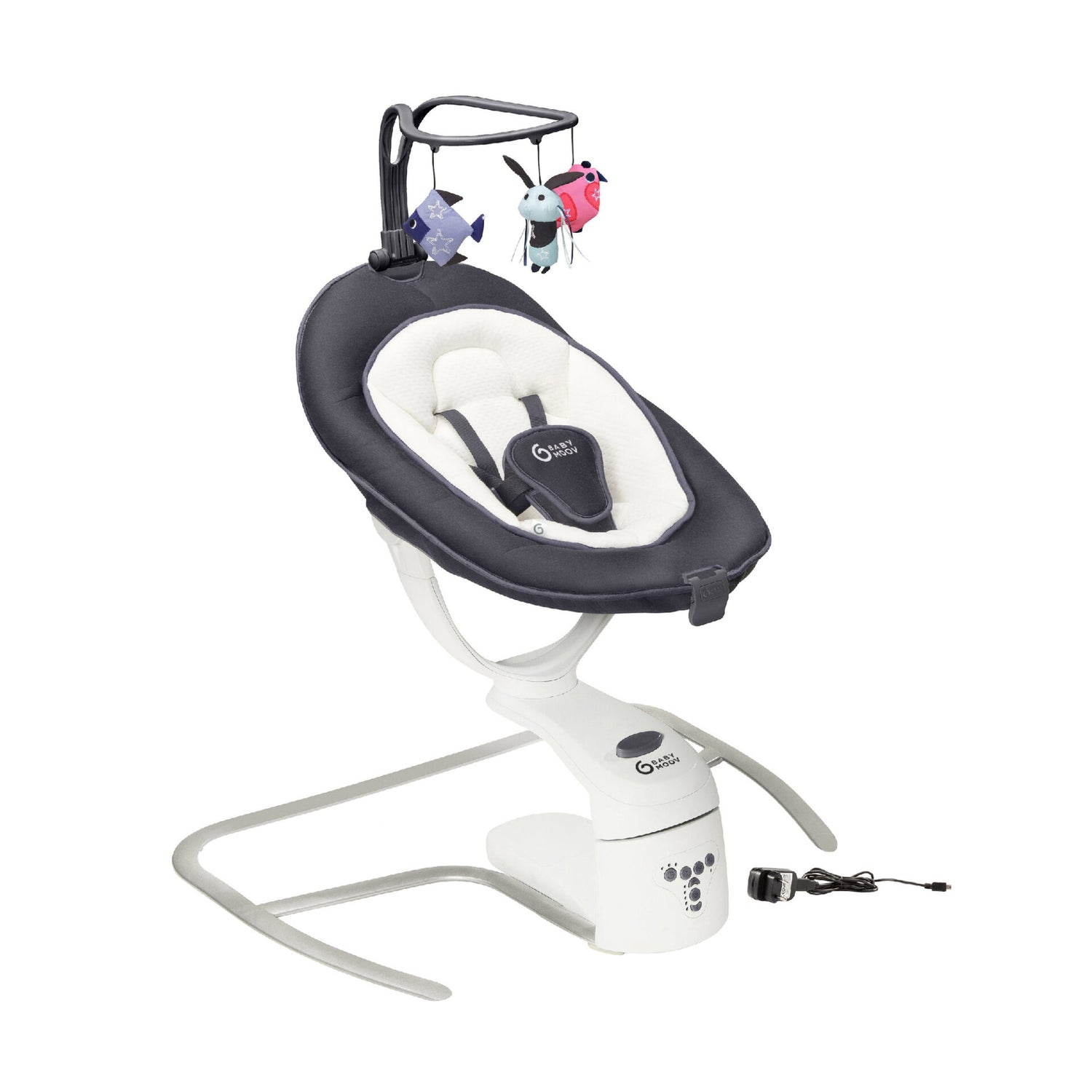 Babymoov Swoon Motion 360° Swing and Rocker - Zinc
