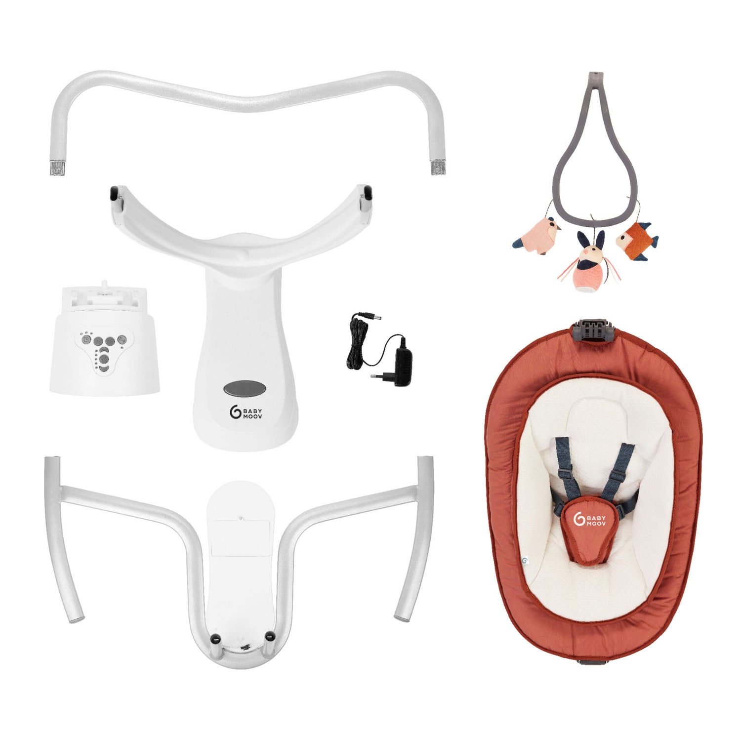 Babymoov Swoon Motion 360° Swing and Rocker - Terra Cotta