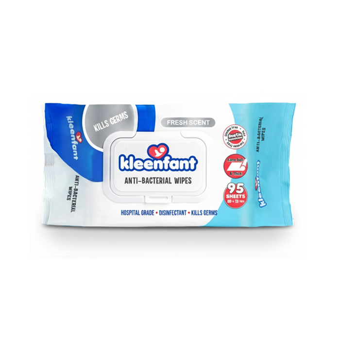 Kleenfant Antibacterial Cleansing Wipes