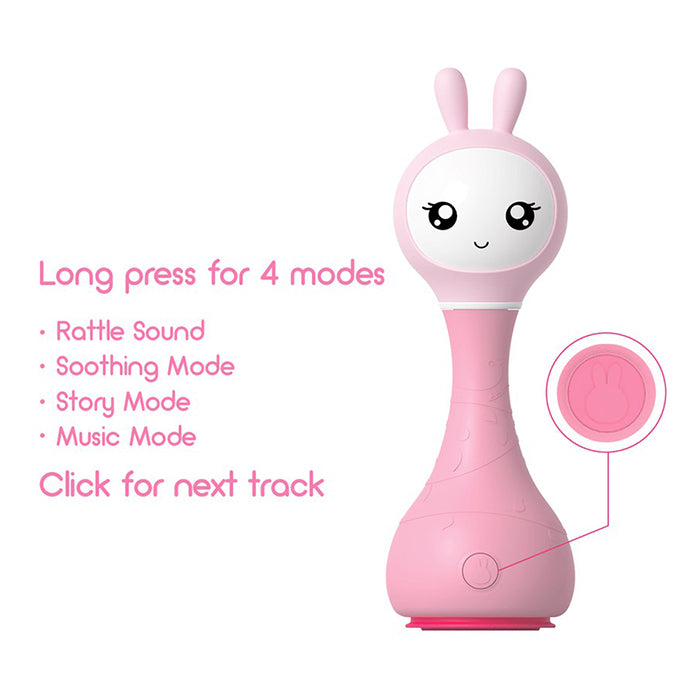 Alilo Smarty Shake and Tell Rattle - Pink