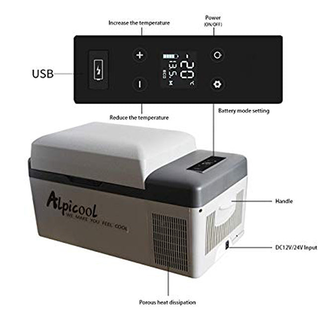 Alpicool Portable Ref/Freezer C20 (20 Liters)