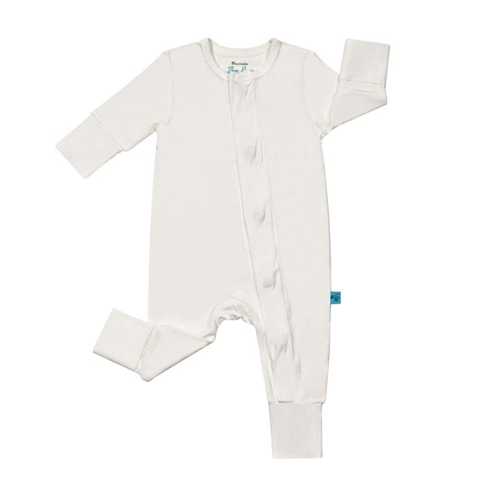 Zeno Bear Magnetic Bamboo Romper  (New 2025 Solid Colors)