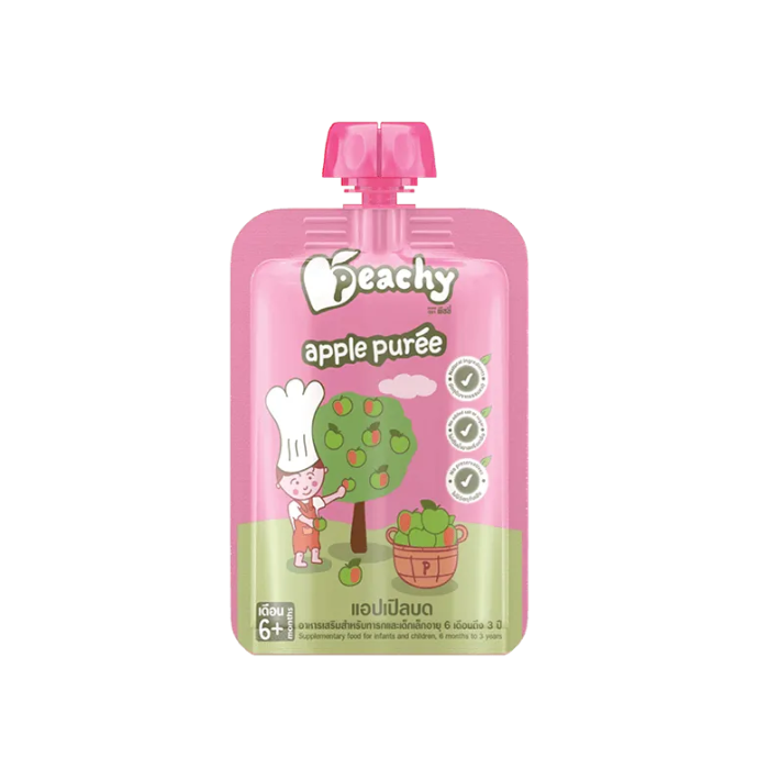 Peachy Baby Natural Baby Food - Apple Purèe - 100g