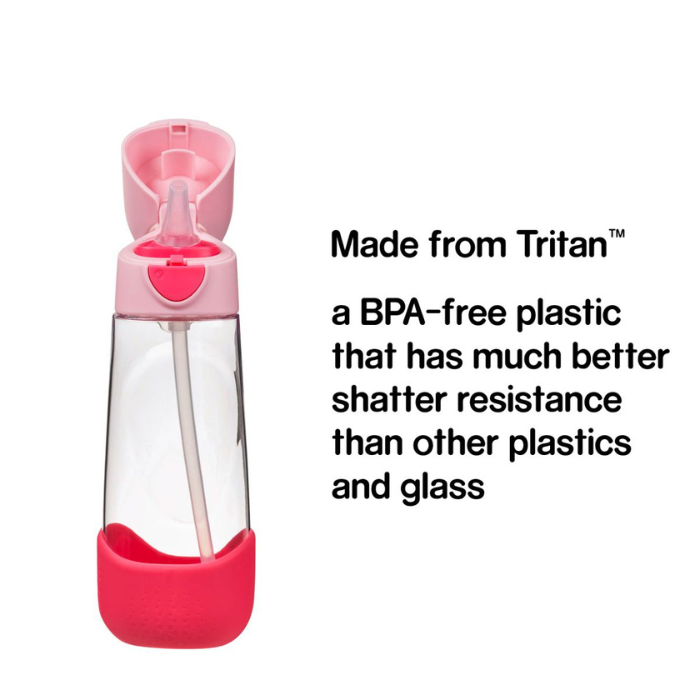 B.Box Drink Bottle 600ml - Flamingo Fizz