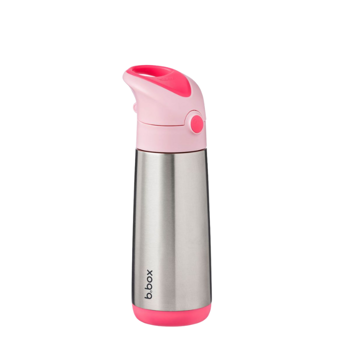 B.Box Insulated Bottle 500ml - Flamingo Fizz