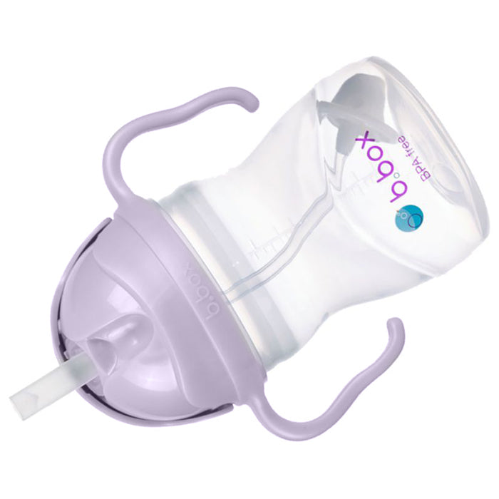B.Box Sippy Cup With Innovative Weighted Straw 240ml - Boysenberry