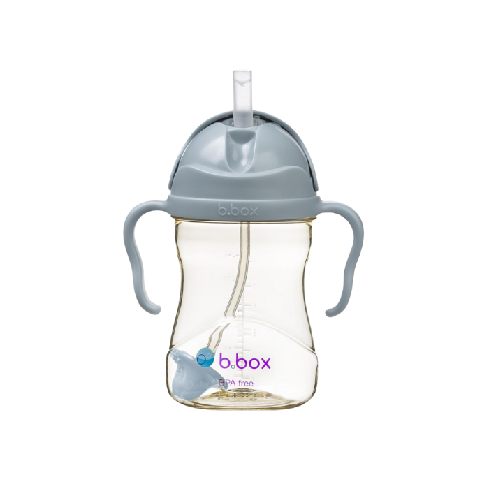 B.Box PPSU Sippy Straw Cup with Handle - Ocean