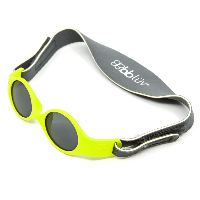 BBLUV Solar Mini Baby Sunglasses (0-24 Months) - Lime