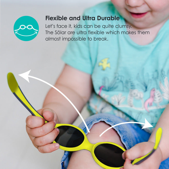 BBLUV Solar Baby and Toddler Sunglasses - Aqua