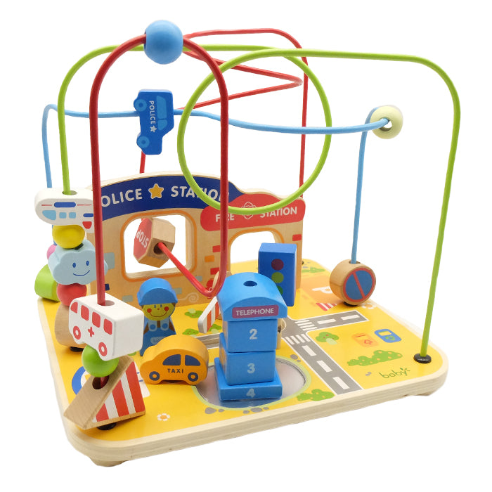 Boby Wooden Happy City Activity Maze
