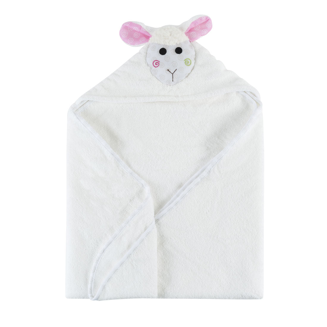 Zoocchini Baby Hooded Towel - Lola the Lamb