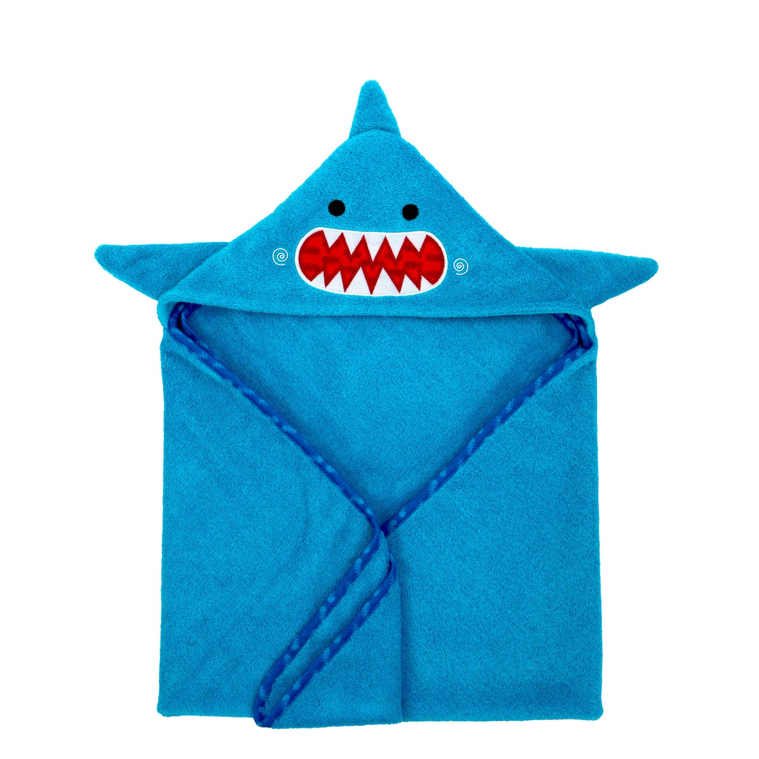 Zoocchini Baby Hooded Towel - Sherman the Shark