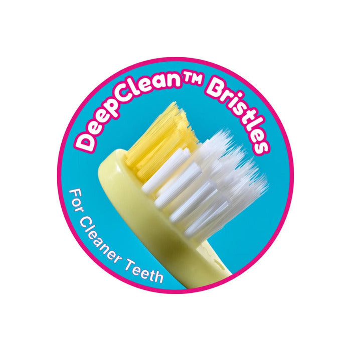 Brush-Baby Bobbie FlossBrush 0-3yrs - Yellow
