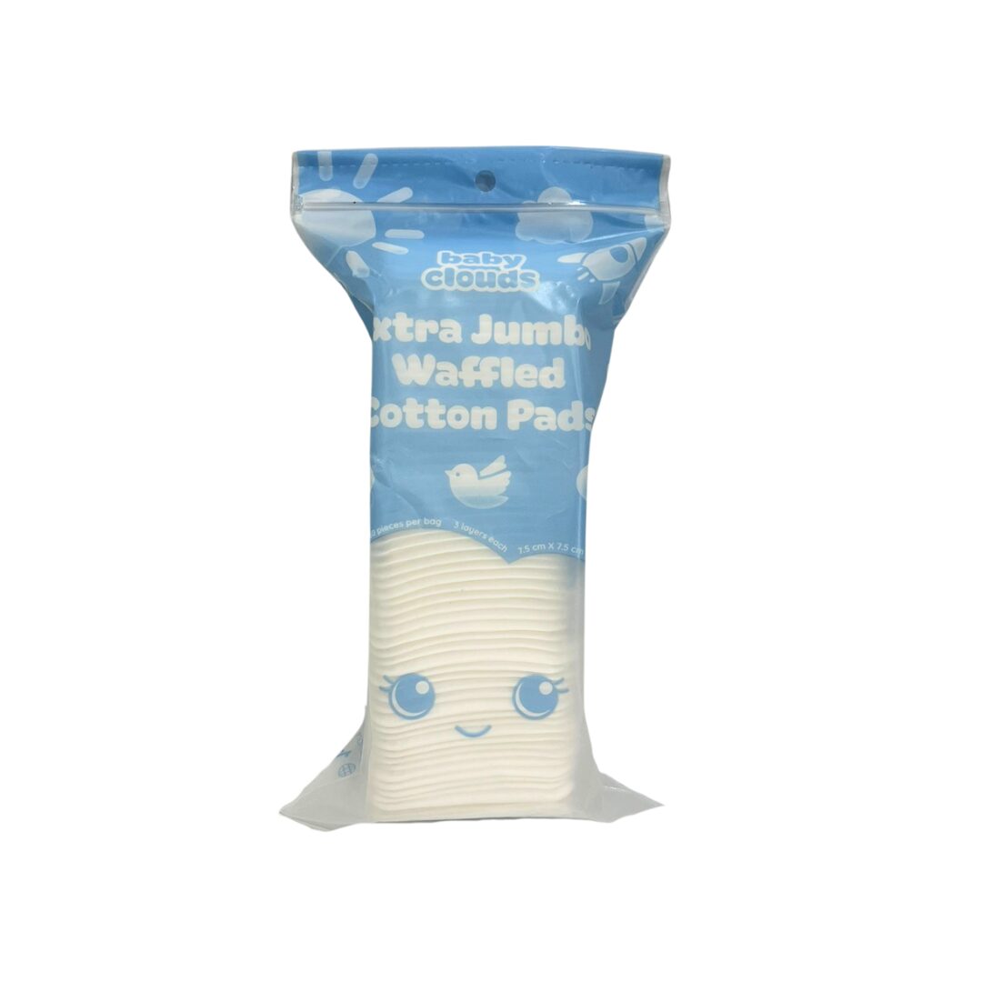 Baby Clouds Extra Jumbo Waffled Cotton Pads
