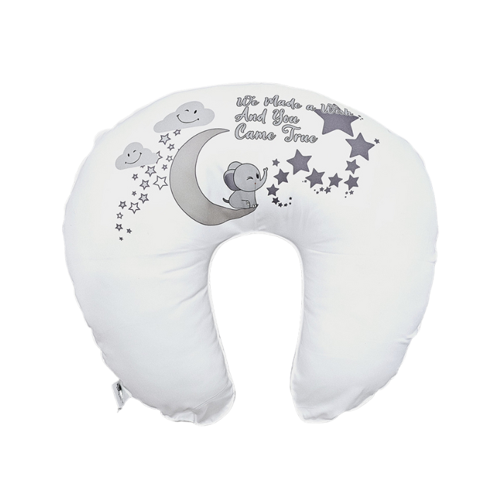 Baby Wonder Nursing Pillow with Removable Case - Elephant Moon