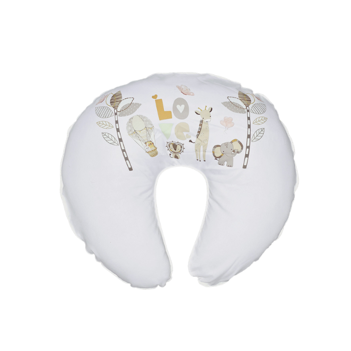 Baby Wonder Nursing Pillow with Removable Case - Love Animals