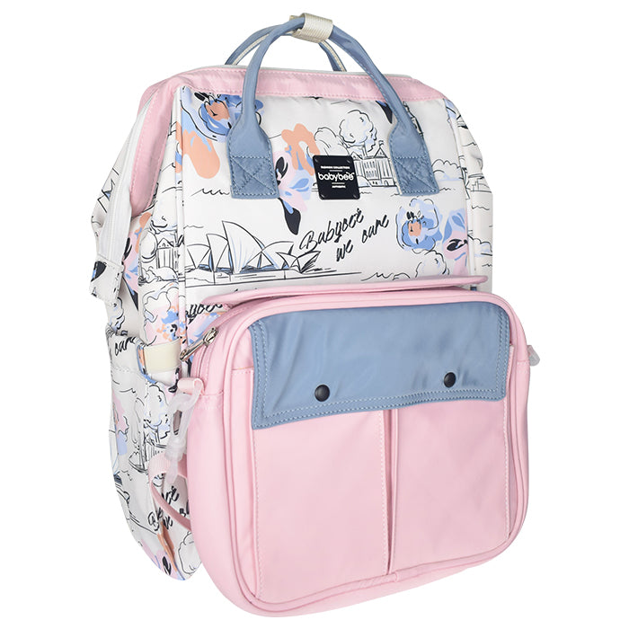 Babybee Diaper Bag with Sling Bag - Jade