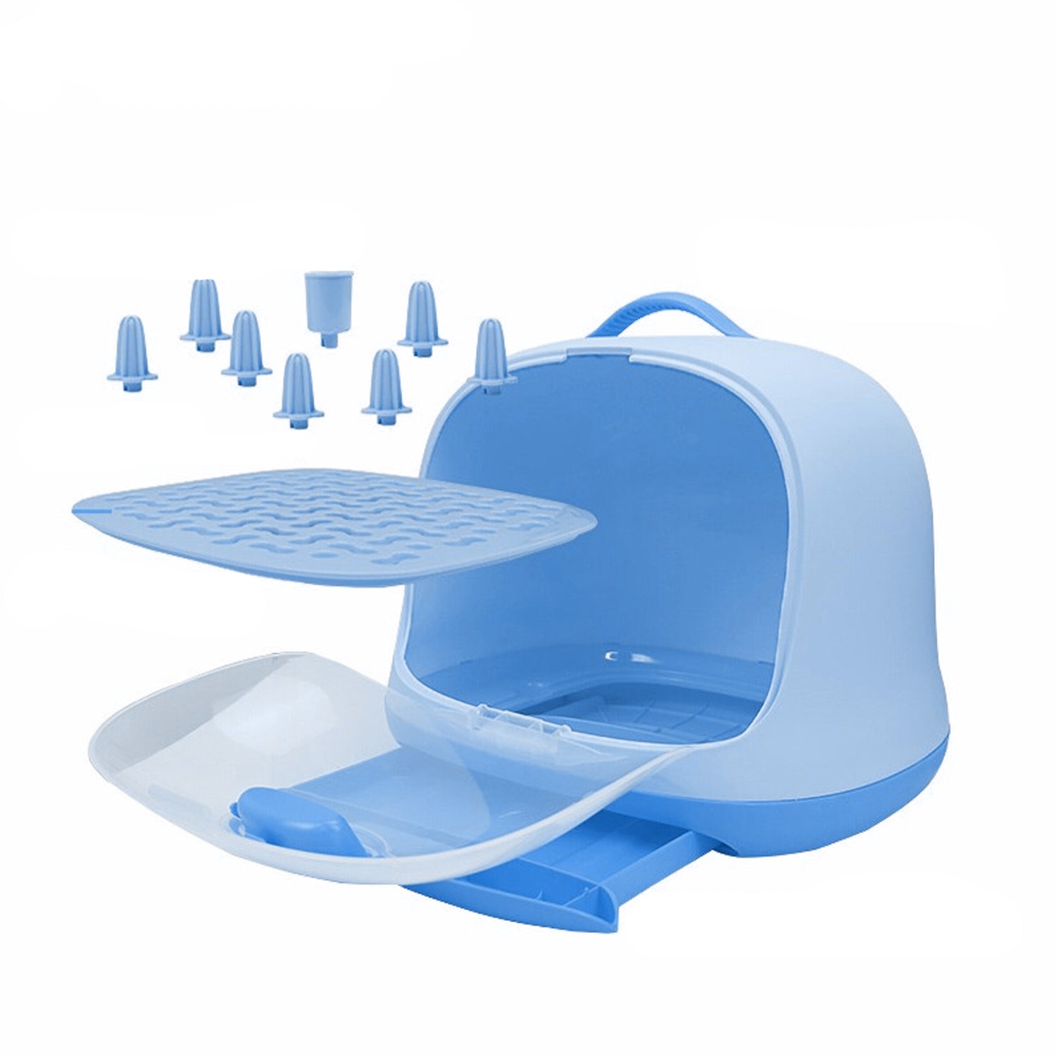 Babyhood Milk Bottle Storage - Blue