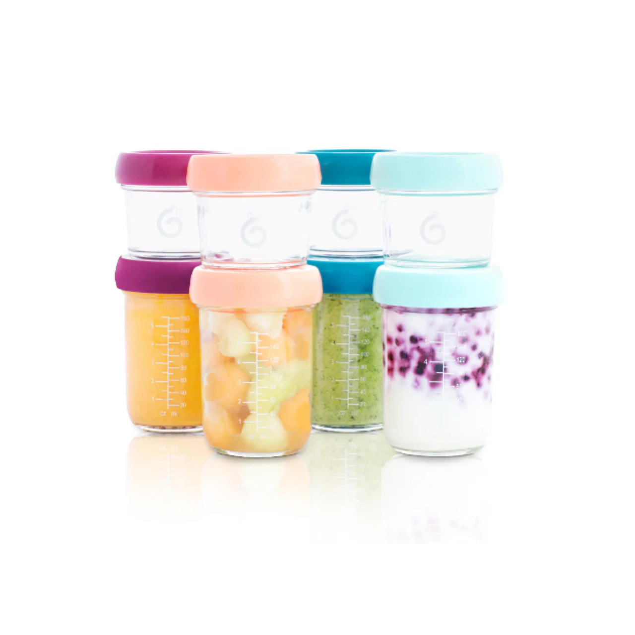 Babymoov Glass Babybowl Set of 8