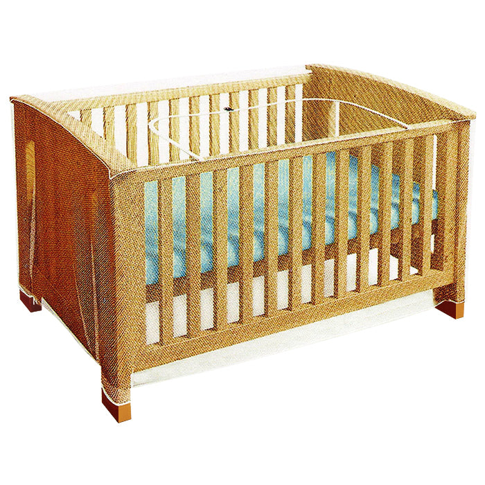 Babyworld Crib Mosquito Net with Zipper - Gray