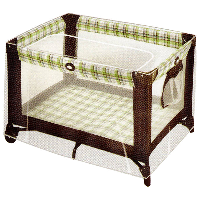 Babyworld Crib Mosquito Net with Zipper - Gray