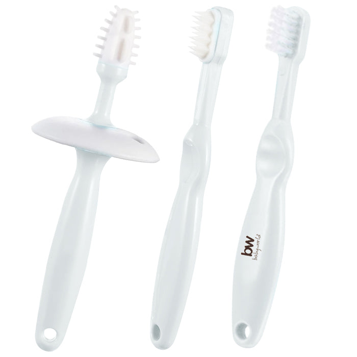 Babyworld Training Toothbrush Set - White