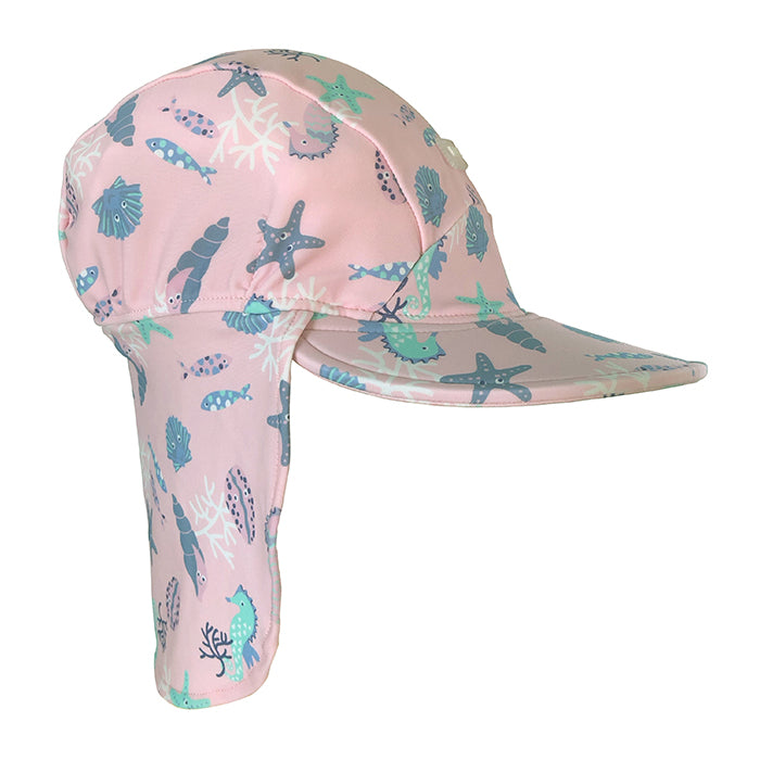 Banz Flap Hat (Small) - Sea Life