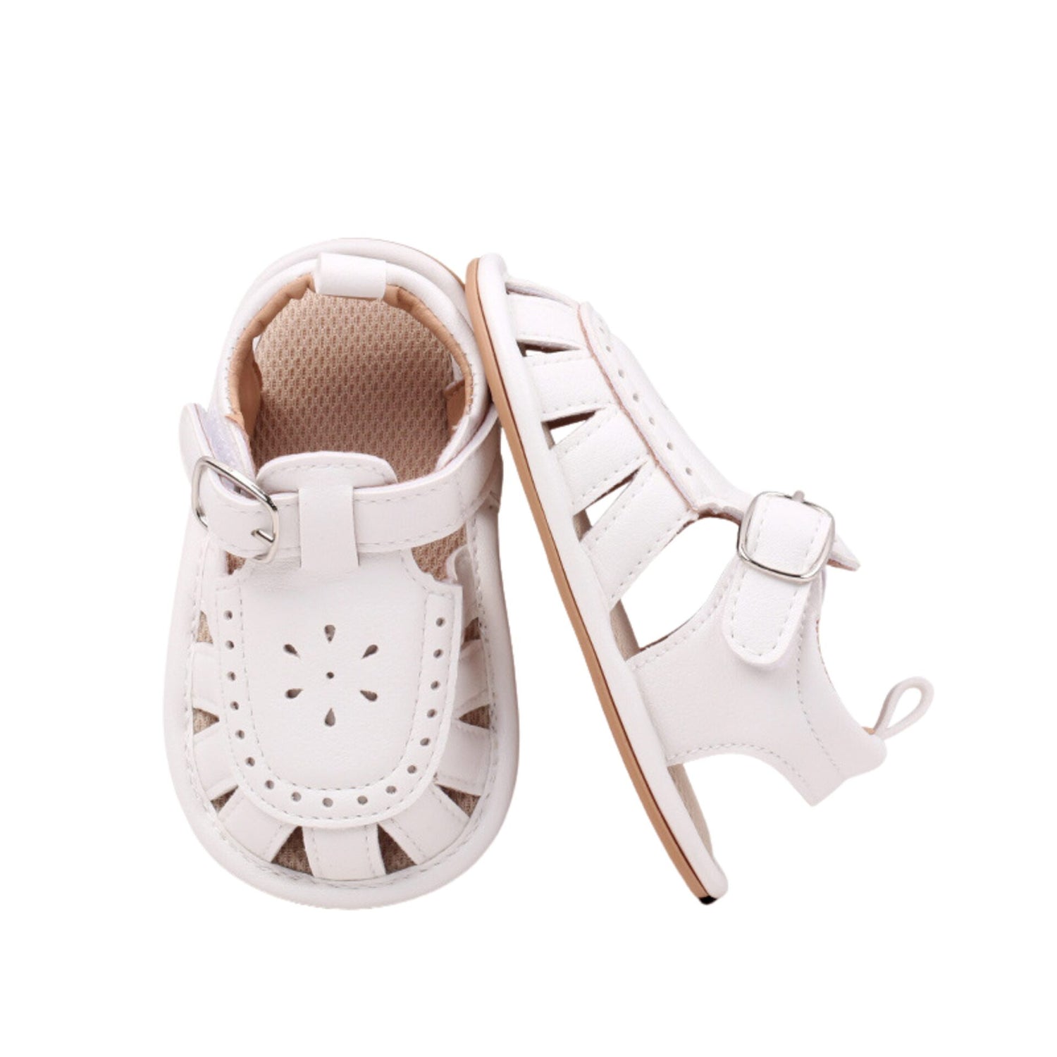 Bao Bei PH Alana Baby Shoes Style 4 - White