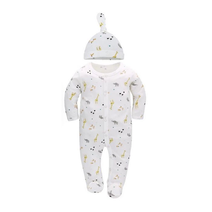 Bao Bei PH Coby Frogsuit + Matching Hat Set - Safari - Small