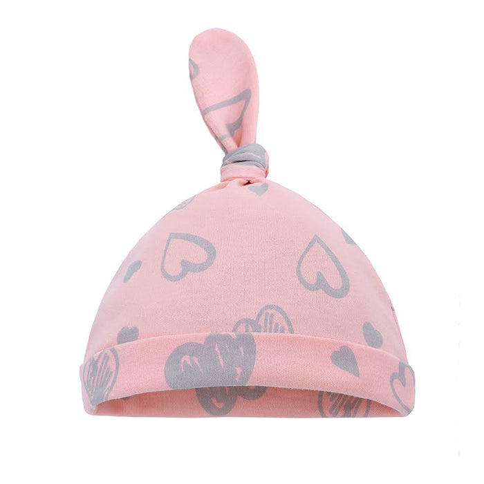Bao Bei PH Jalen Baby Beanie - Pink Hearts