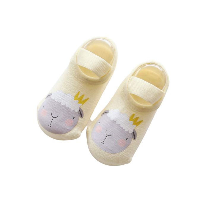 Bao Bei PH Stephen Gartered Baby Socks - Lemon Yellow